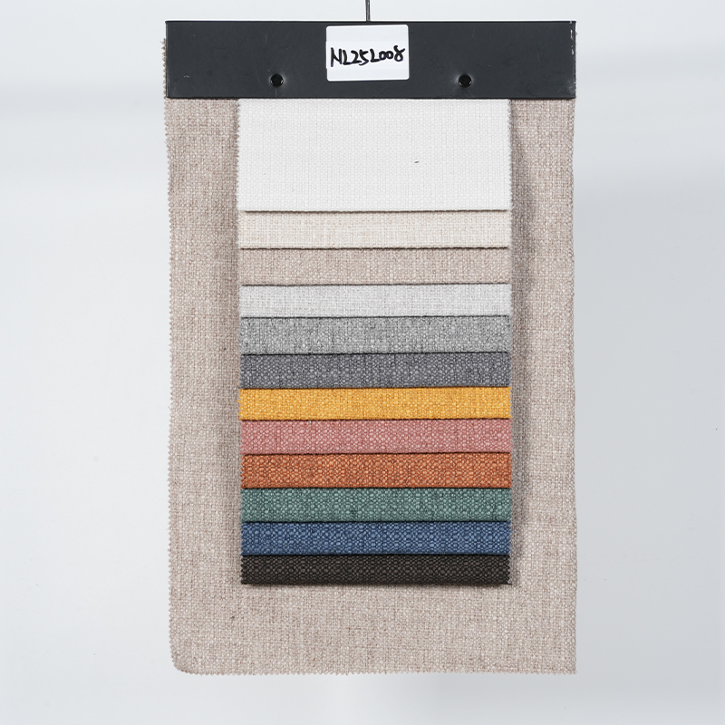 Kain Sofa Poliester Jacquard Titik Butir Beras