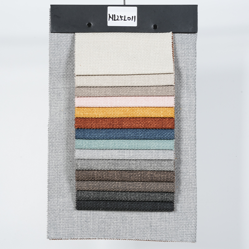 Kain Sofa Poliester Garis Tebal